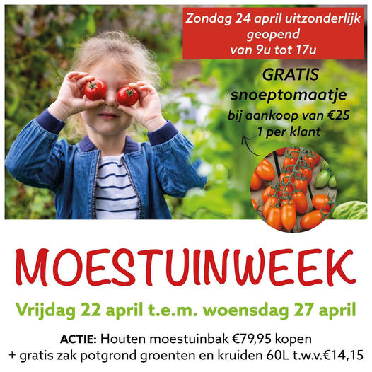 Moestuinweek - Tuincentrum Luyckx